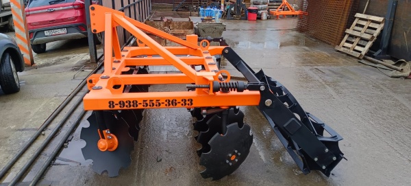 Борона дисковая навесная БДН 2,4х2Н с амортизаторами катка, 14 рабочих органов купить в Ярославле – «БДН-АгроКубань», 4